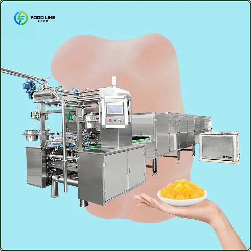 Jelly Candy Depositing Production Line Complete Equipment for The Production of Gummies FL Customized