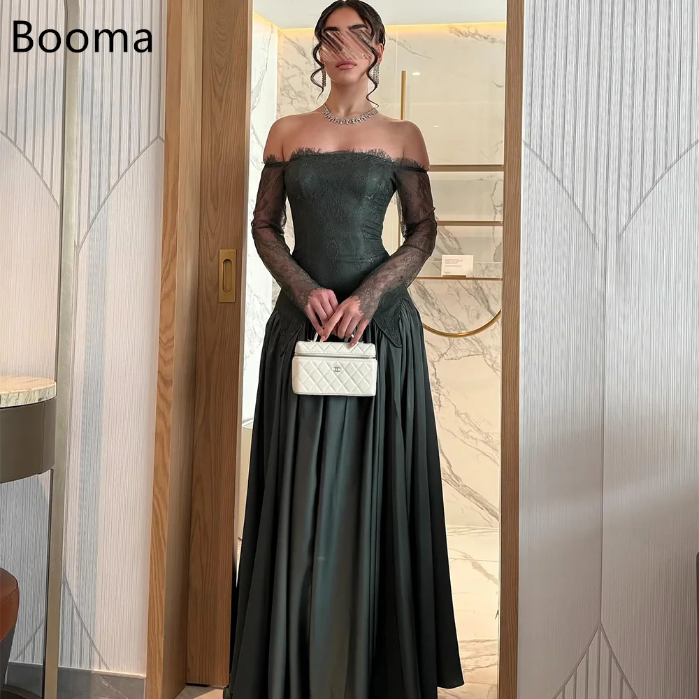 

Booma A-Line Classic Lace Off The Shoulder Evening Dresses Formal Dresses for Women Prom Gowns Custom Made 2025