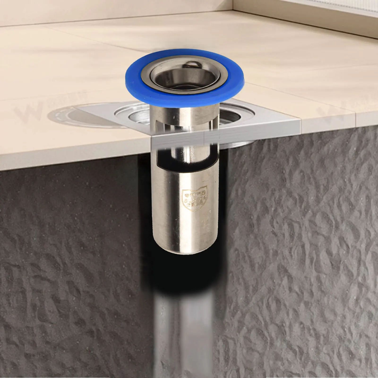 For Bathroom Backflow Preventer Cleaning Solution 10CM Automatic Smell Prevention Cover Smell Prevention Precision Engineering