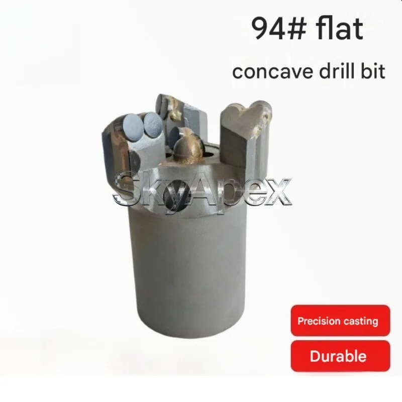 1PC 94mm Flat Bit PDC Composite Wear-Resistant Bit General Drilling Tool for Coalfield Exploration and Water Well Drilling