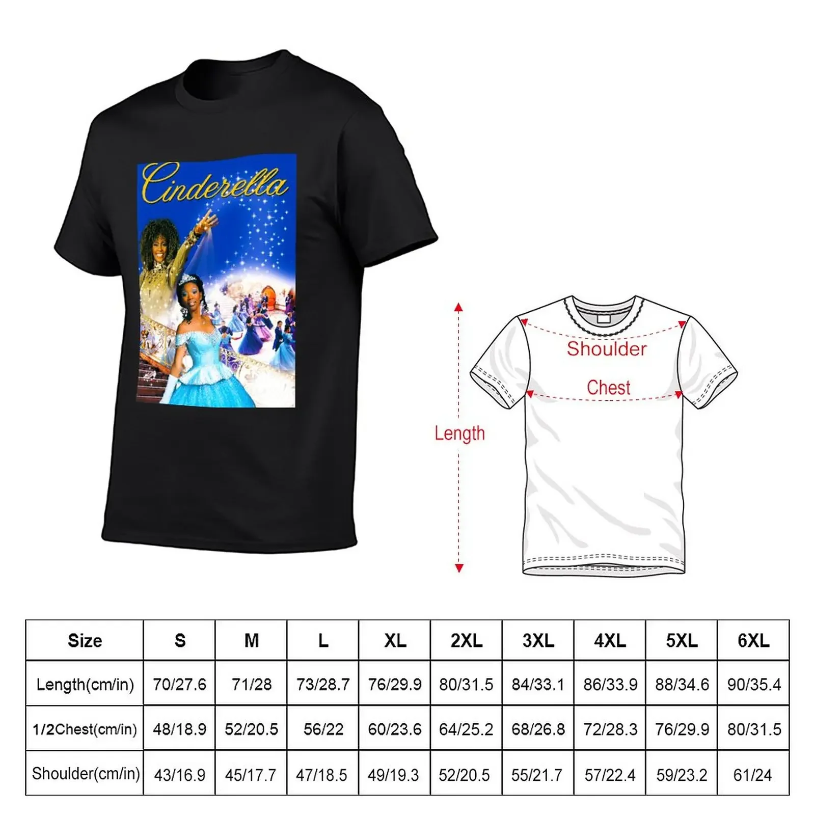 Whitney-Houston-Brandy-Norwood-Cinderella T-Shirt shirts graphic tees anime mens vintage t shirts