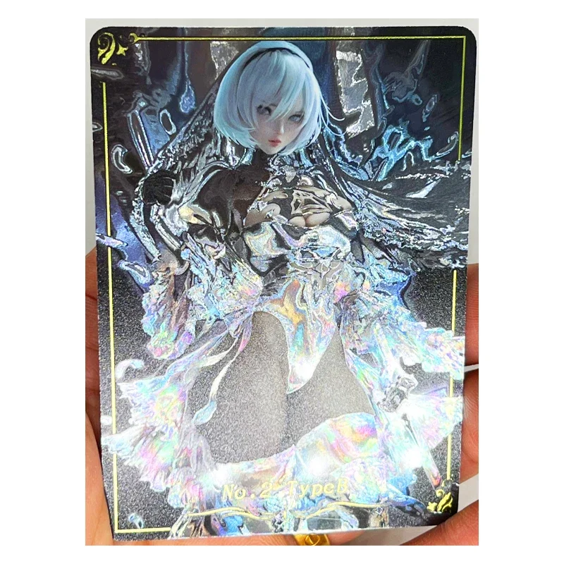 8pcs/set ACG Sexy YoRHa Type B Ayane Lady Akali Toys Hobbies Hobby Collectibles Game Collection Anime Cards