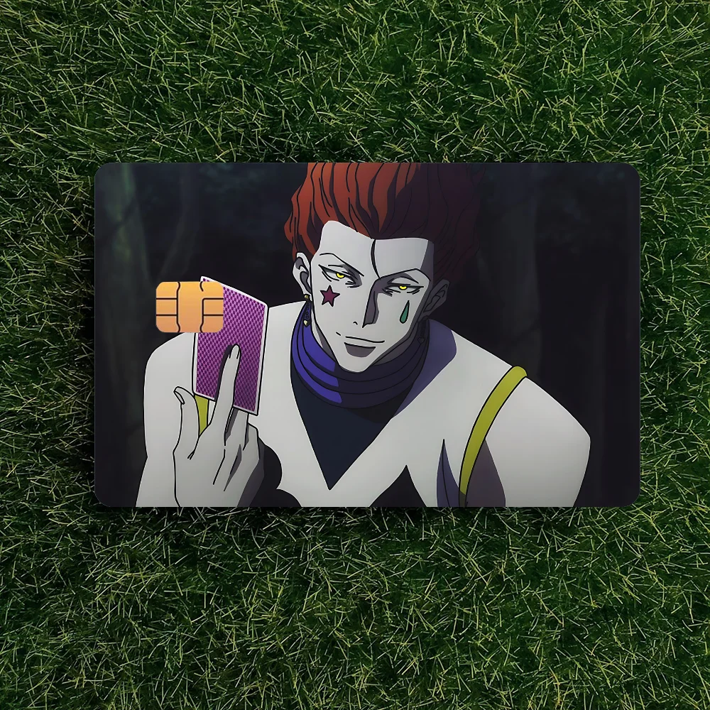 Hunter X Hunter Hisoka Anime Stickers Sticker Skin Film Cover For Small Chip Credit Debit Card Bus Card HT12