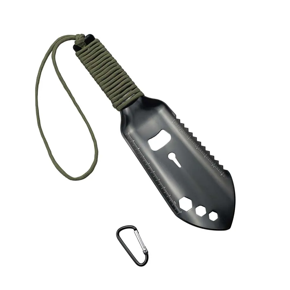 

Aluminum Alloy Camping Shovel Metal H Tool for Gardening Outdoor Durable Wear Resistant Corrosion Proof Lightweight Portable
