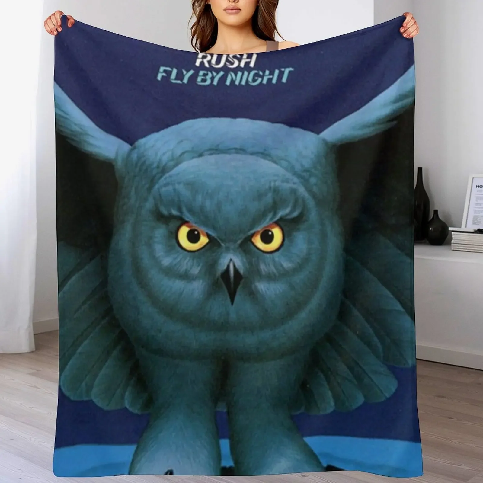 

Fly by nIght Throw Blanket Comforter Personalized Gift Weighted Plaid on the sofa Blankets