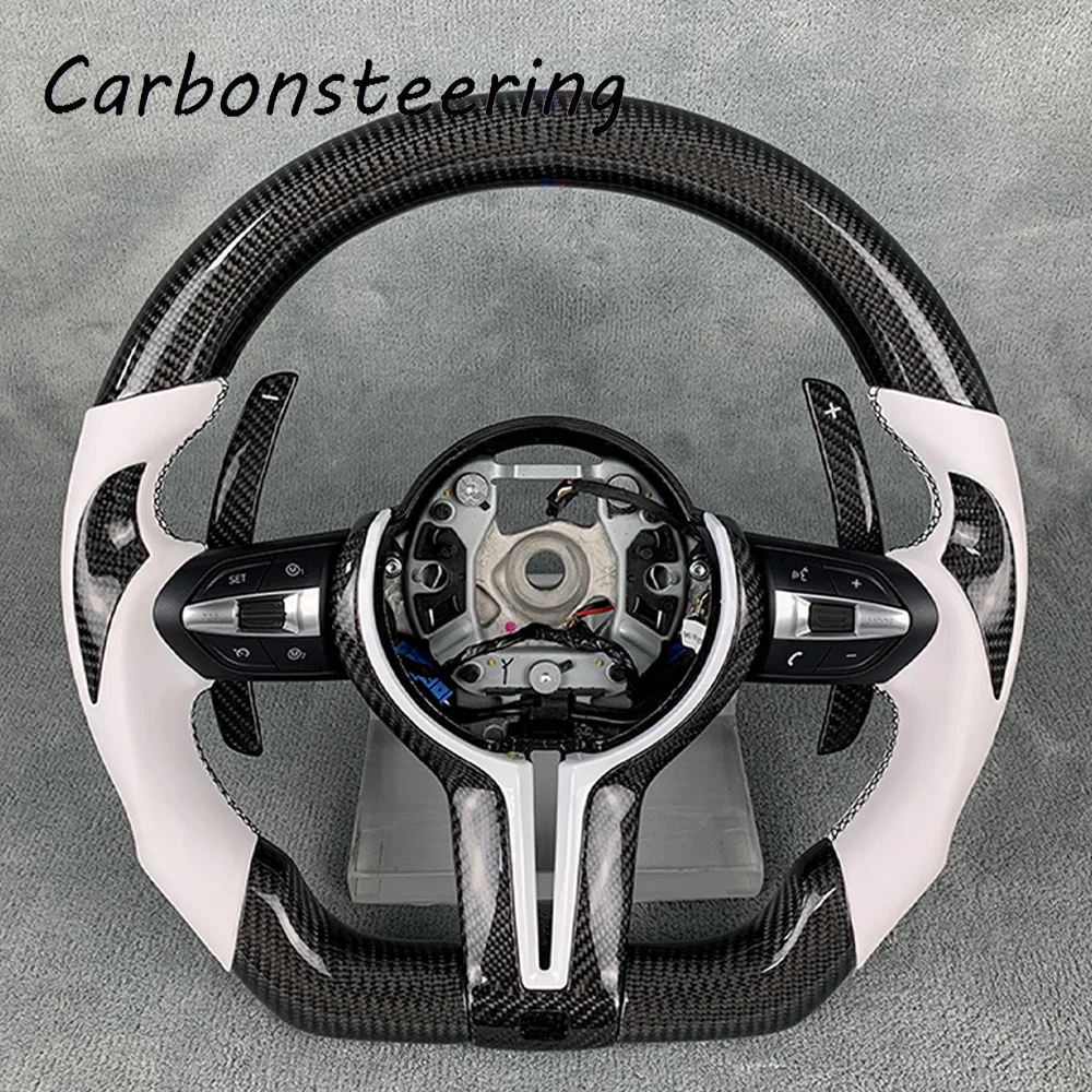 Car accessories for BMW customized carbon fiber steering wheel for BMW M3 F80 M4 F82 E90 E91 E92 X5 F15 X6 F16 F10 F30 F32 F36