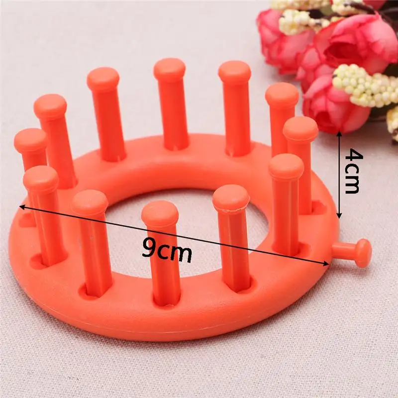 

Q0KA Circular Knitter Knitting Needle Hook Sweater Hat Wool Making Craft Tool