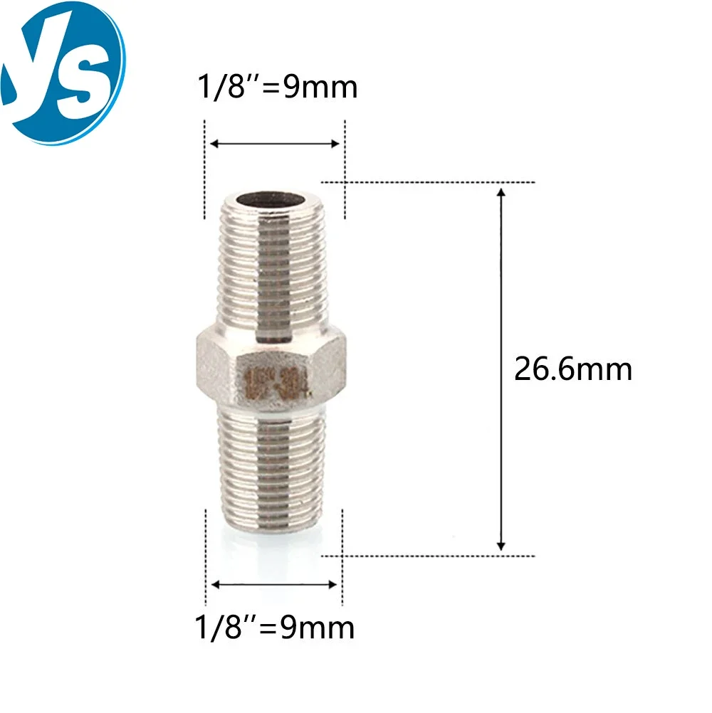 304 Stainless Steel Male Thread BSPT Tee Reducer – Pipe Adaptor for Water, Gas & Industrial Fluid Systems