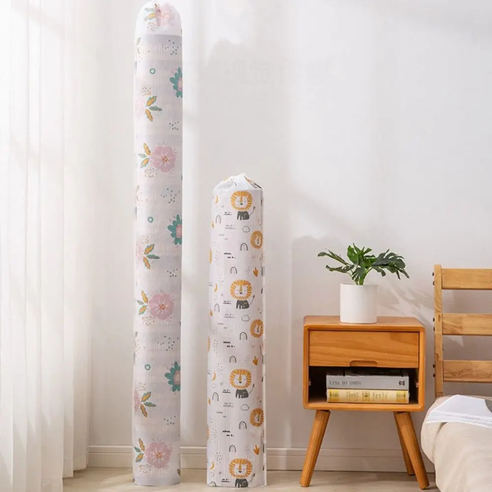 PEVA كول حصيرة حقيبة التخزين الغبار مقاوم للماء الخيزران حصيرة غطاء للطي مقاوم للرطوبة مستقيم حوض الخيزران حصيرة غطاء المنزلية #5