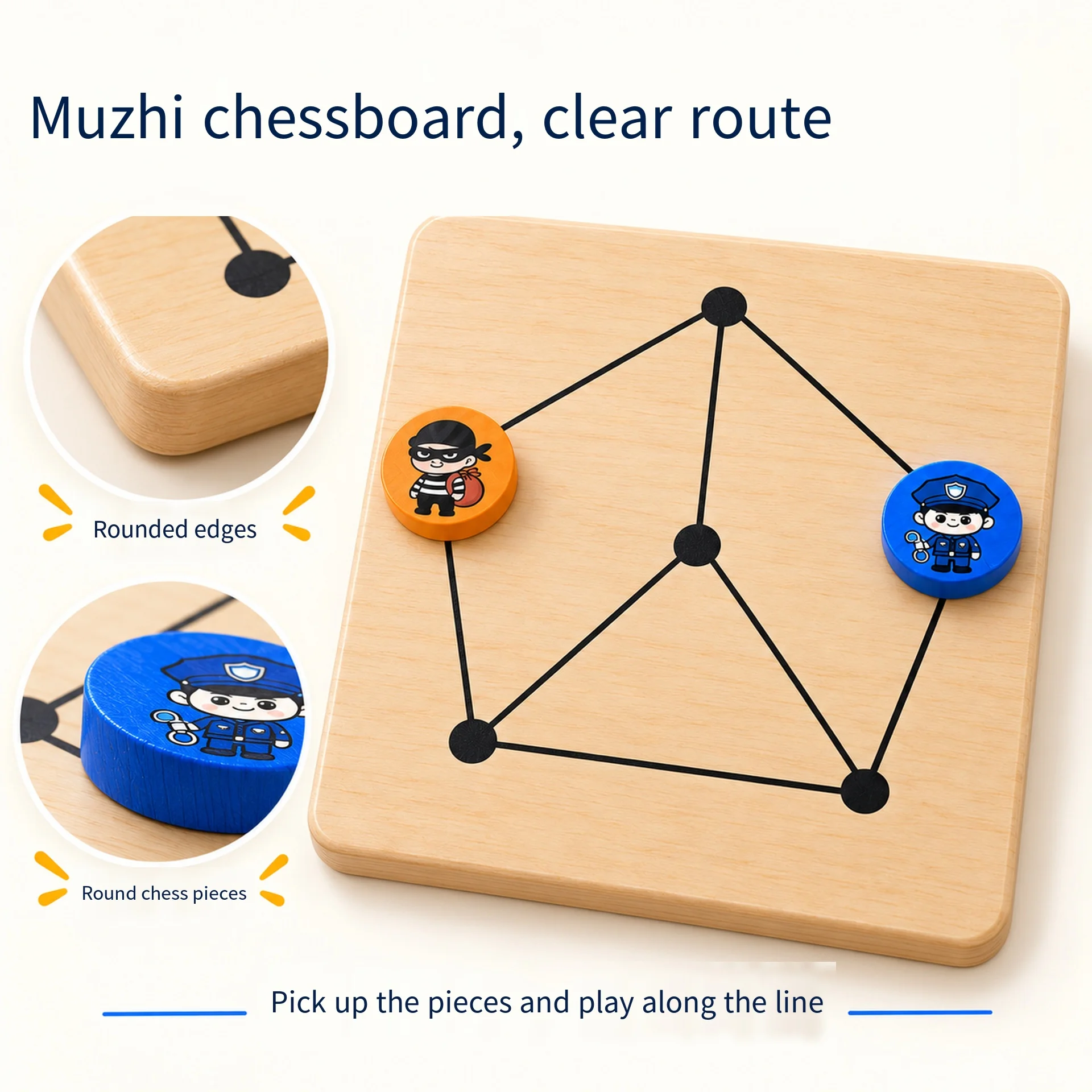 Drewniana gra planszowa z elem – Strategy Board Game recenzja i cena