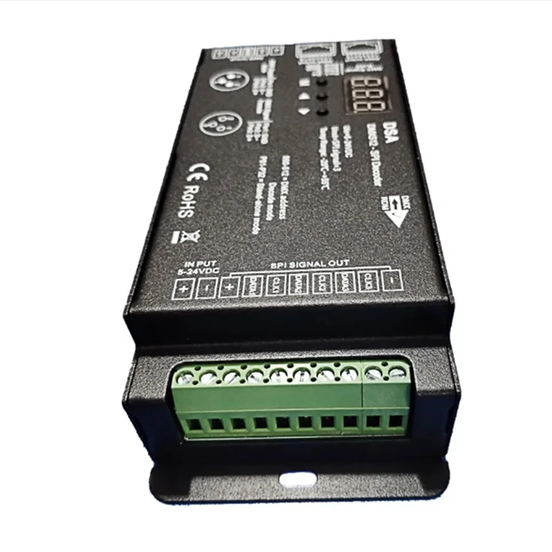 Led DMX512 To SPI Decoder DMX Converter 1024 Dots TTL Pixel Controller Support 6803/8806/2811/ 2812/2801/3001/9813 IC