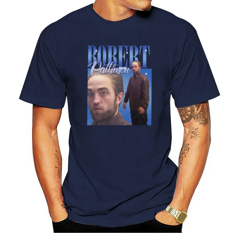 

Robert-Pattinson-90s-Vintage-Unisex-Black-Tshirt-Men-T-Shirt-Oversized-Graphic-T-Shirts-100-Cotton
