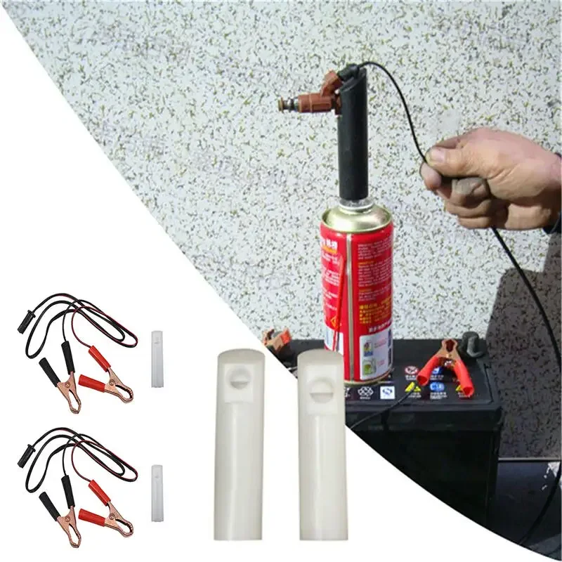 Manuelle Kraftstoff Injektor Reinigung Werkzeuge Automatische Auto Kraftstoff Injektor DIY Power Linie Reinigung Kopf Reinigung Werkzeug Adapter