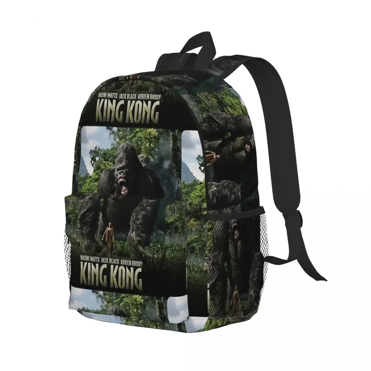 Sacs à dos King Kong pour garçons et filles, cartable décontracté pour étudiants, sac à dos pour ordinateur portable, sac initié, grande capacité