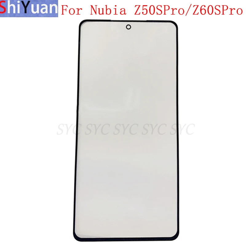

Передняя внешняя стеклянная линза с OCA для ZTE Nubia Z60S Pro Z50S Pro, стеклянная линза, сенсорная панель, запасные части