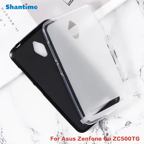 Case for Asus Zenfone Go ZC500TG TPU Shockproof Rubber Cover Protective Bumper Flexible Shell for Asus Zenfone Go ZC500TG
