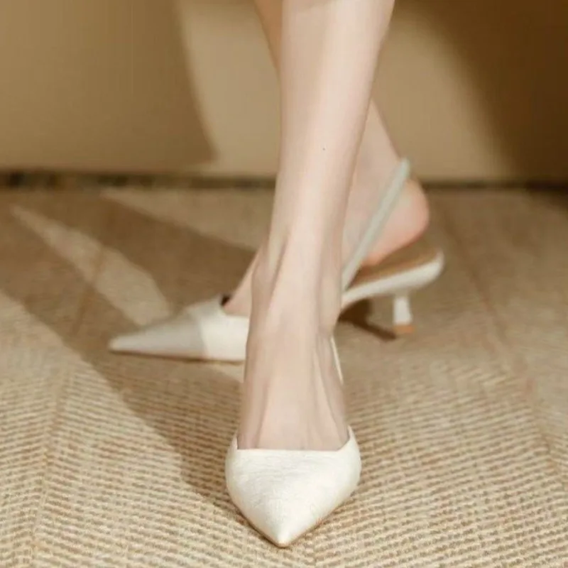 

Women's High Heels Sexy Pointed Toe Stiletto Sandals Comfortable Outdoor Slip-on Party High Heels35-40