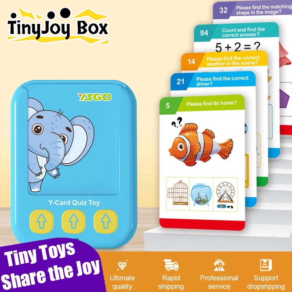 Early Education Flash Card English Russian Learning Talking Flashcards for Kid Preschool Electronic Toddlers Audio Book Machine