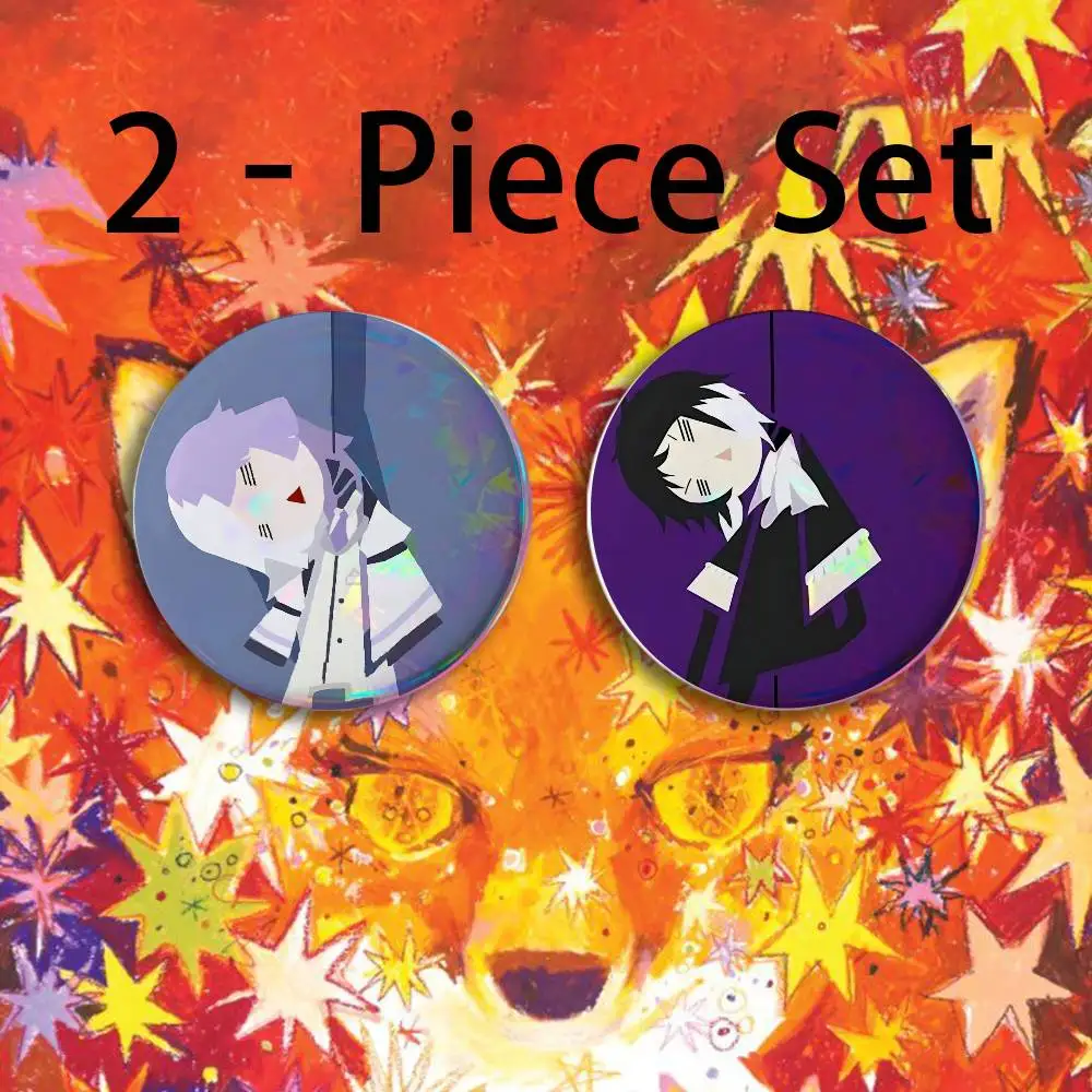 B-Bungo S-Stray Badges 25 32 44 58 75 mm Round Customizable Wholesale Fan goods Self-made fan freebies