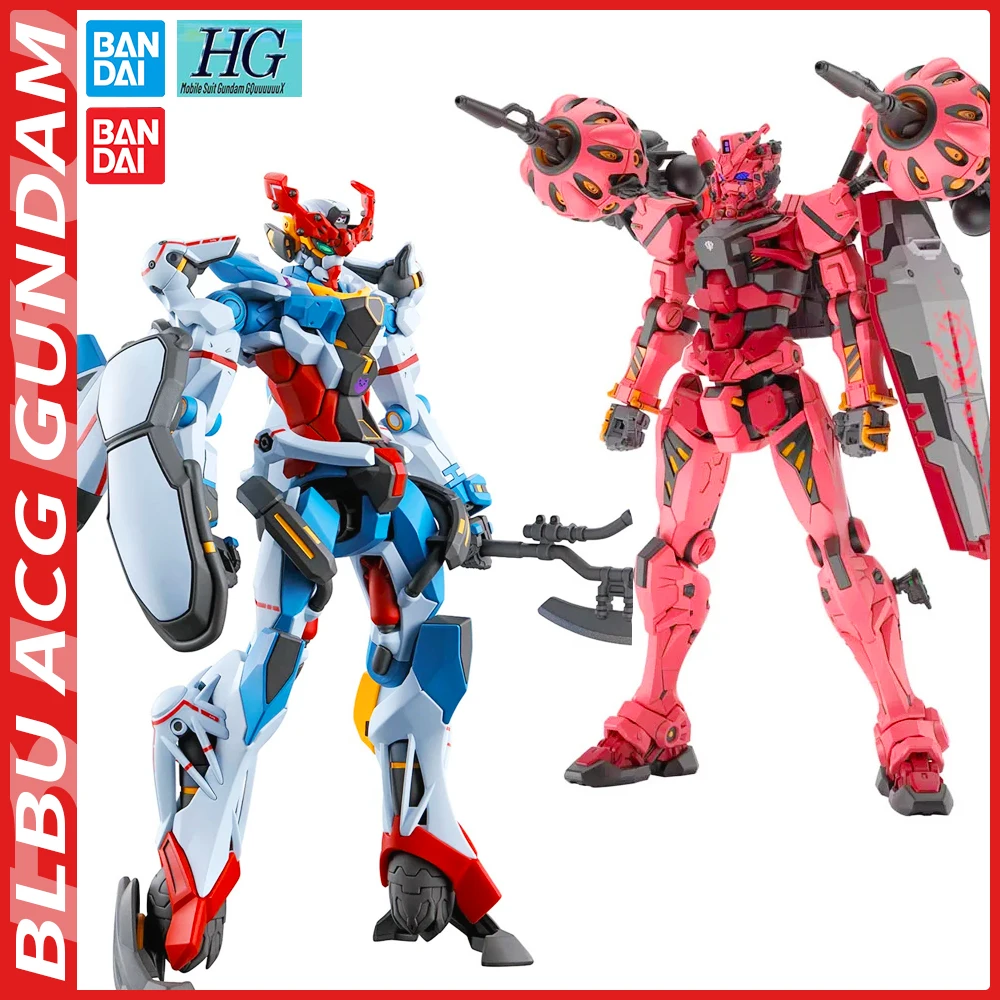 

BLBU ACG Bandai Anime HG GQUUUUUUX SUGAI'S GELGOOG(GQ)POLICE ZAKU RED Gundam Original Model Toy Action Figure Boy Children Gift