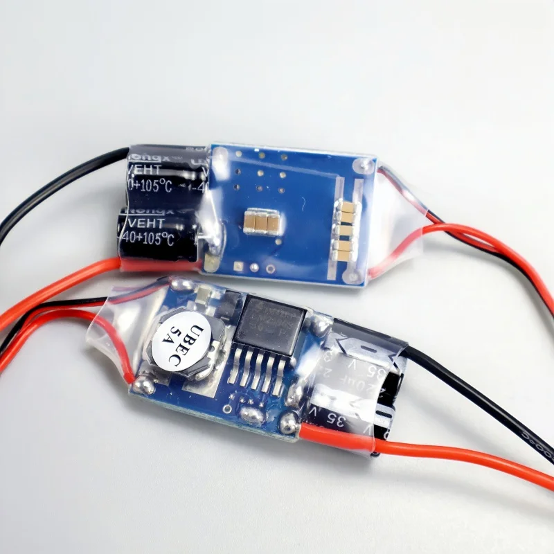 1 piezas UBEC 5V- 5A BEC el ruido RF más bajo protección completa regulador de interruptor antiinterferencias para Dron multirotor RC