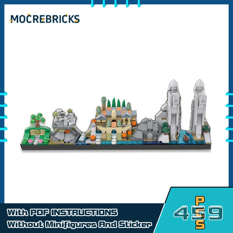 

Movie Landmarks Architecture Skyline Model Assembly Small Particle Building Blocks Educational Toys Bricks Children's Souvenirs