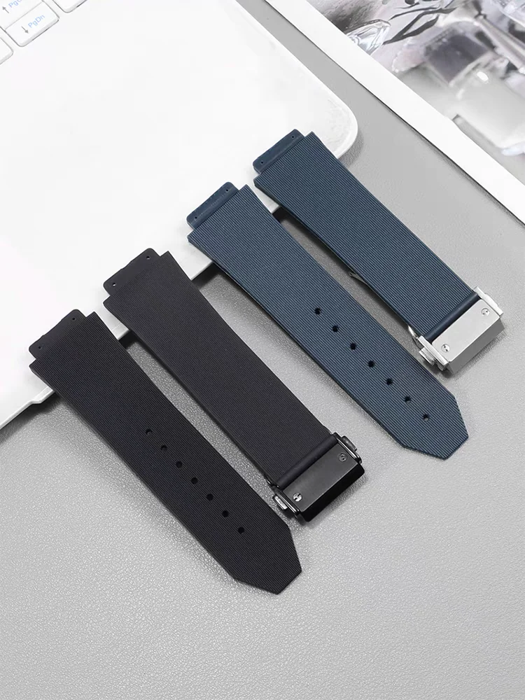 13x20 16x21 16x23 19x26mm für Hublot Big Bang Classic Fusion Uhrenarmband Gummiband Herren Damen Armband Ersatzzubehör – Detail 12
