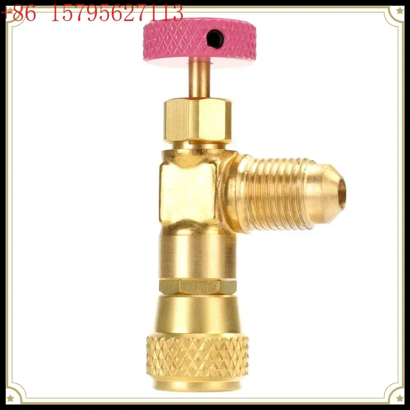 Air Conditioner Safety Charging Valve R22 R410A Refrigerant Filling Anti-freeze Injection Valve Repair Tool