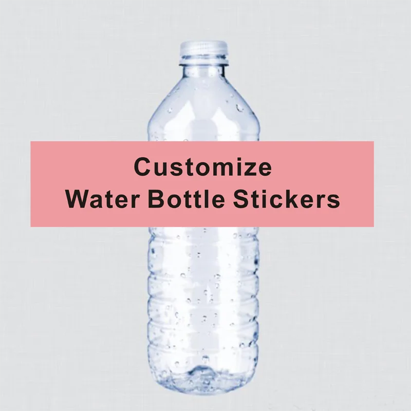 30pcs Cusomize Water Bottle Label Water Bottle Wrappers Kids Birthday Party Decoration Birhday Wedding Baby Shower