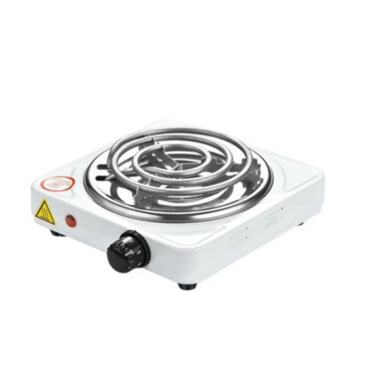 Electric Countertop Single Burner 1000W Portable Electric Stove with 5 Levels Portable Cooking Appliance US