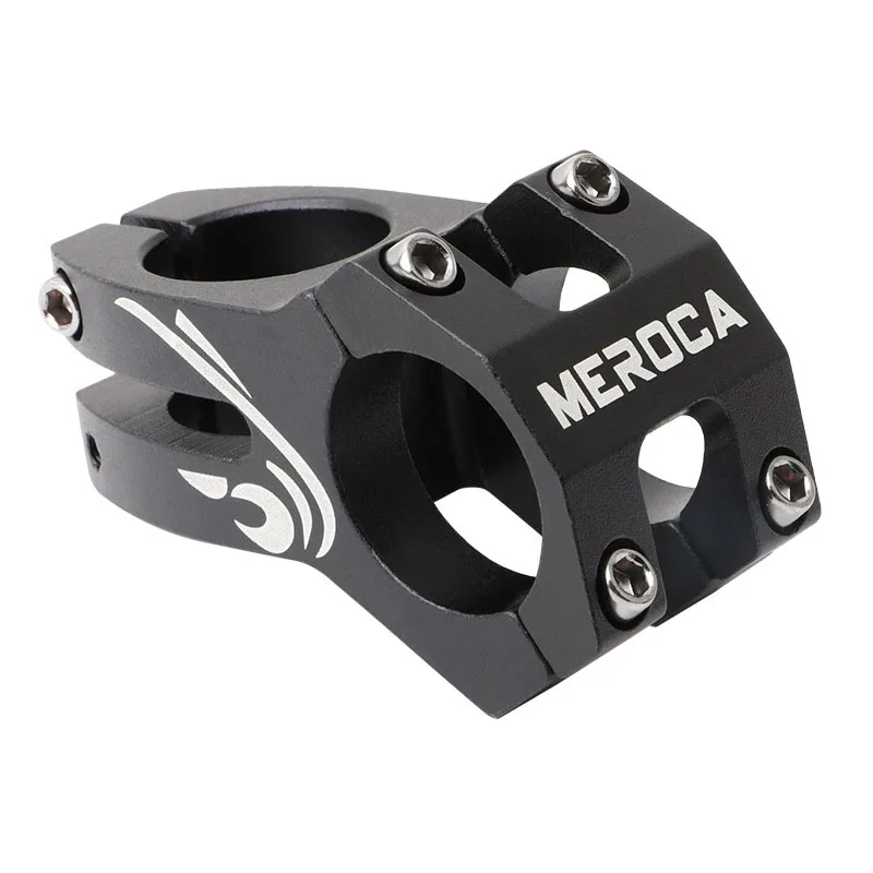 

Meroca Bike Handlebar Stem Riser Handle Advance Negative Short Power Bicycle Bridge Rod 45Mm Bicycle Stem 31.8X45Mm