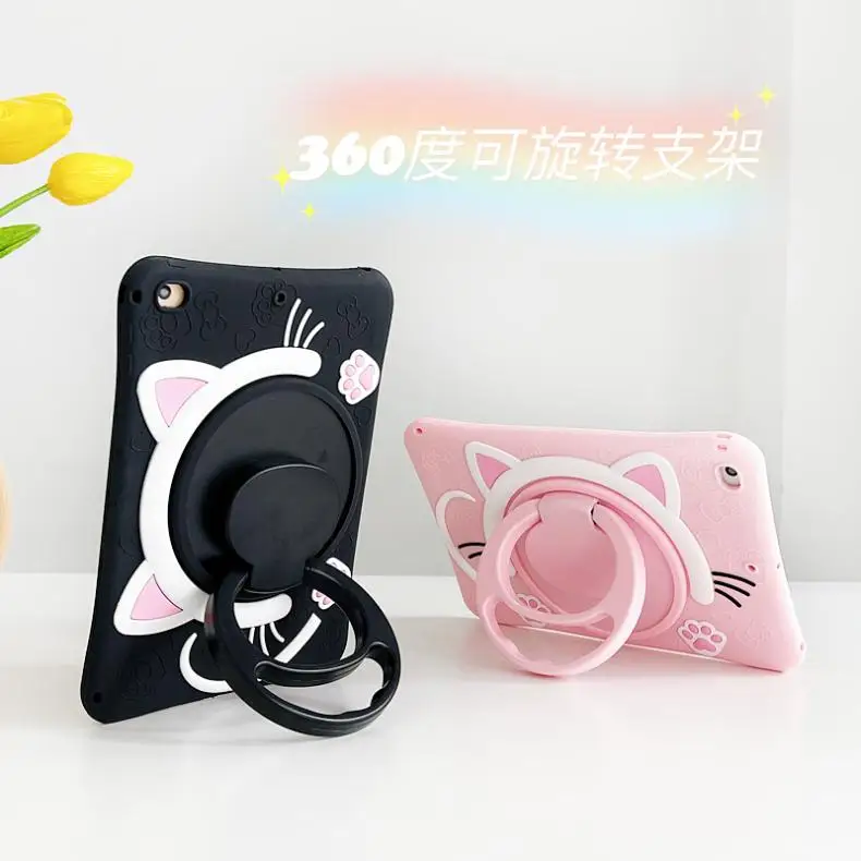 Kids Case For Samsung Galaxy Tab A 8.0 2019 T290 10.1 T510 Tablet Cover Tab A7 Lite 8.7 A9+A11+Plus 11 A8 Stand Shockproof Shell