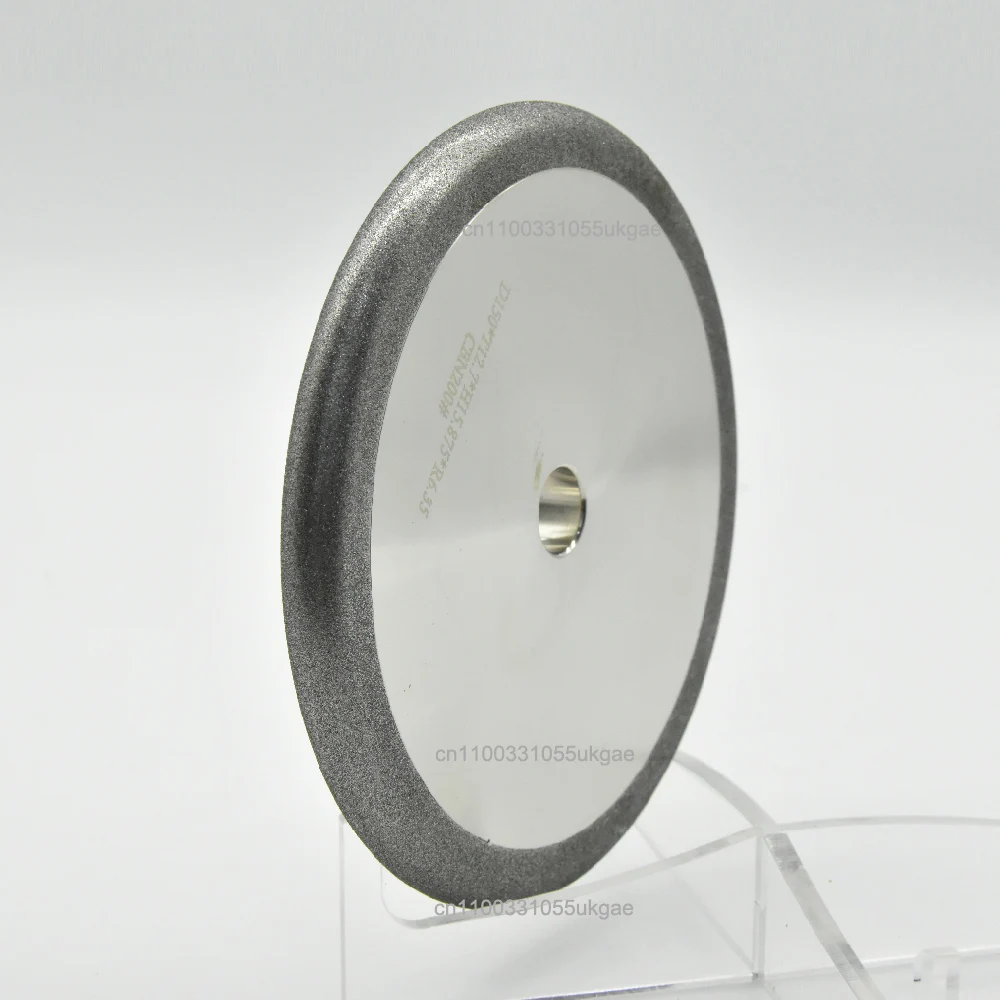 Bread Knife Serration Radius CBN200 Grinding Wheel 6’’ 8’’ 150mm 200mm CBN Sharpening Disc 1’’ / 1/2’’ / 1/4’’