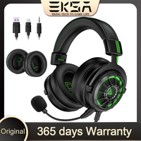 EKSA E5000 Pro Gaming Headset with Microphone, 7.1 Surround Sound Headphones for PC Gamer, Wired Headset