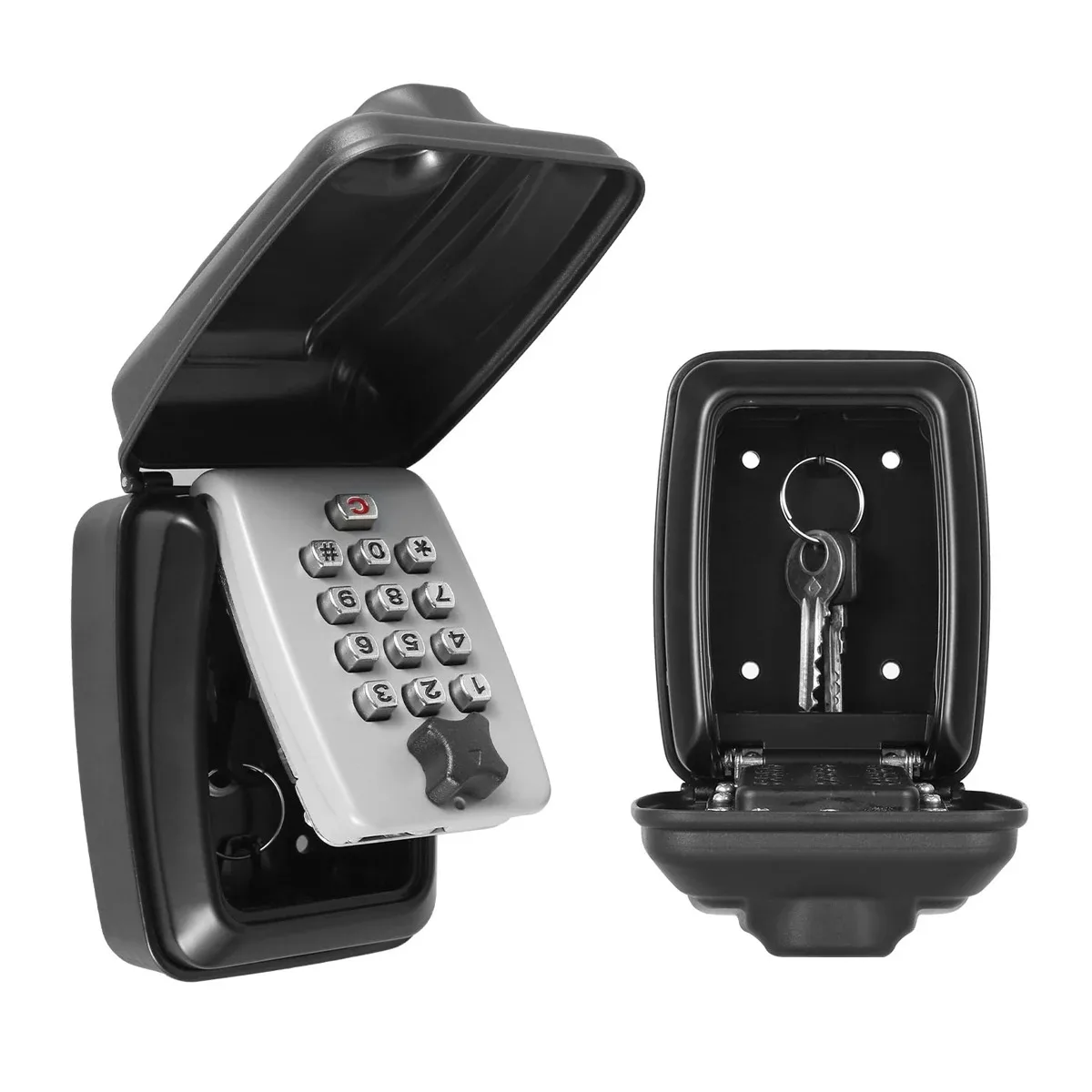 New Smart Password Combination Key Lock Box Storage Key Wall Mounted Safe Outdoor Key Box 4 Digit Combination