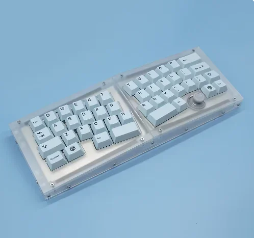 

Libra Mini Keyboard Kit 40% Alice Acrylic Planck Keyboard Custom Ergonomics Gasket ZMK Mechanics Keyboard Case Transparent Case