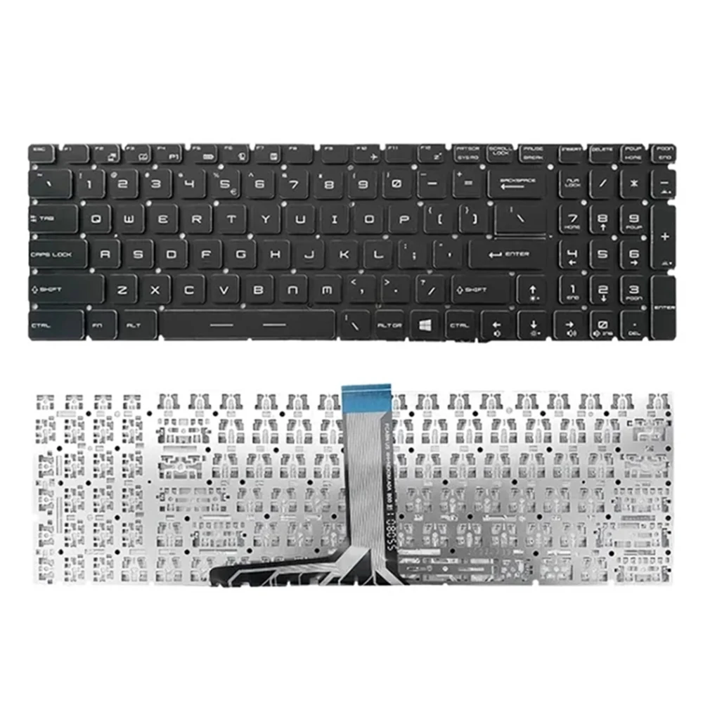 

Клавиатура для MSI GL65 MS-16JB 16P5 16H8 16k2 16U7 16K4 7RFX GL63M с подсветкой US макет