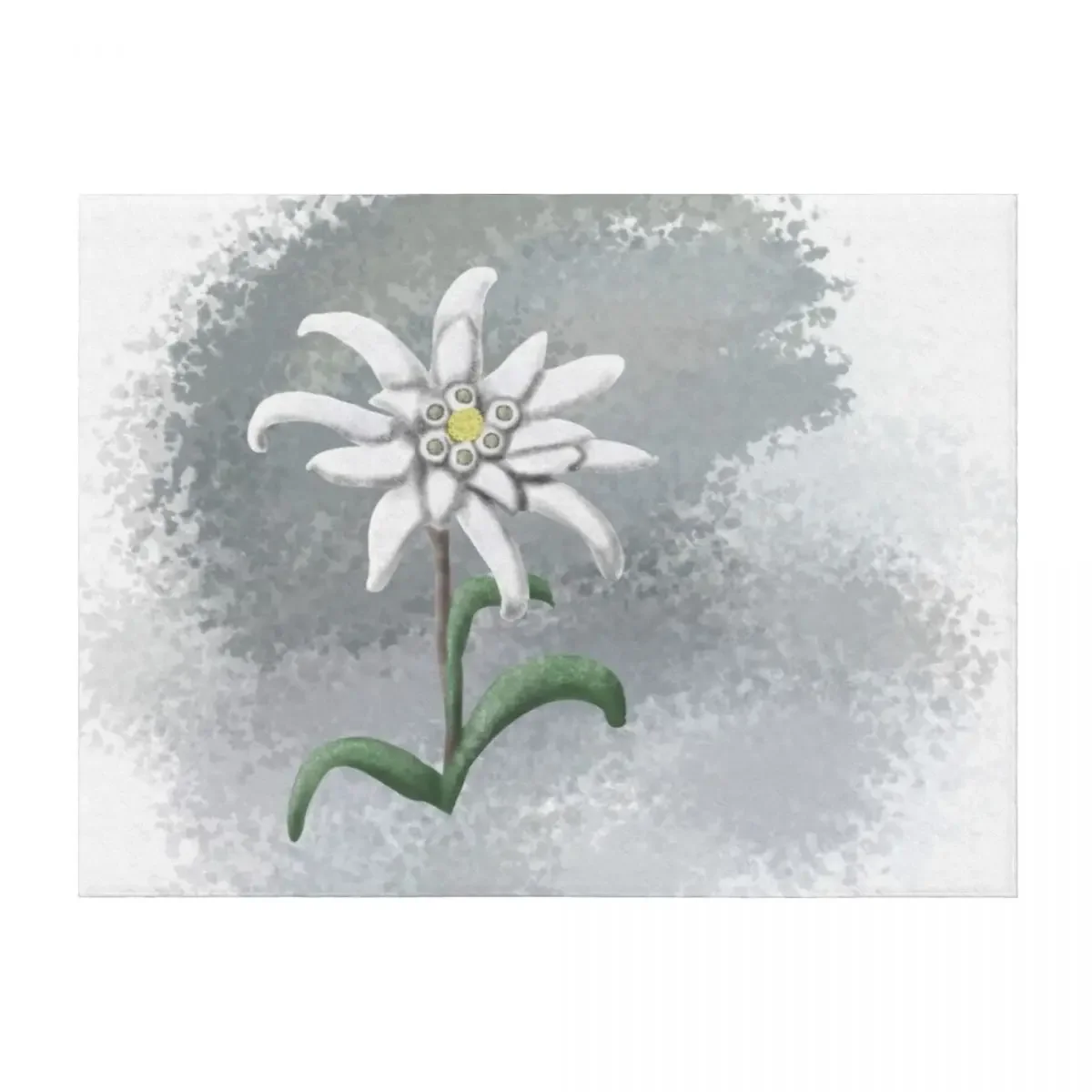 

Strength and Beauty- Edelweiss Throw Blanket warm for winter Sofa Hairy Sofa Quilt Blankets