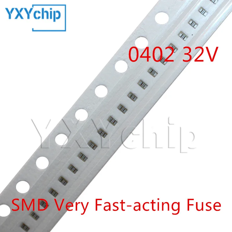 20pcs 0402 Smd Very Fast-acting Fuse 32v 0.25a 0.375a 0.5a 500ma 0.75a 1a 1.5a 2a 2.5a 3a 4a 5a 0435 Series New Original