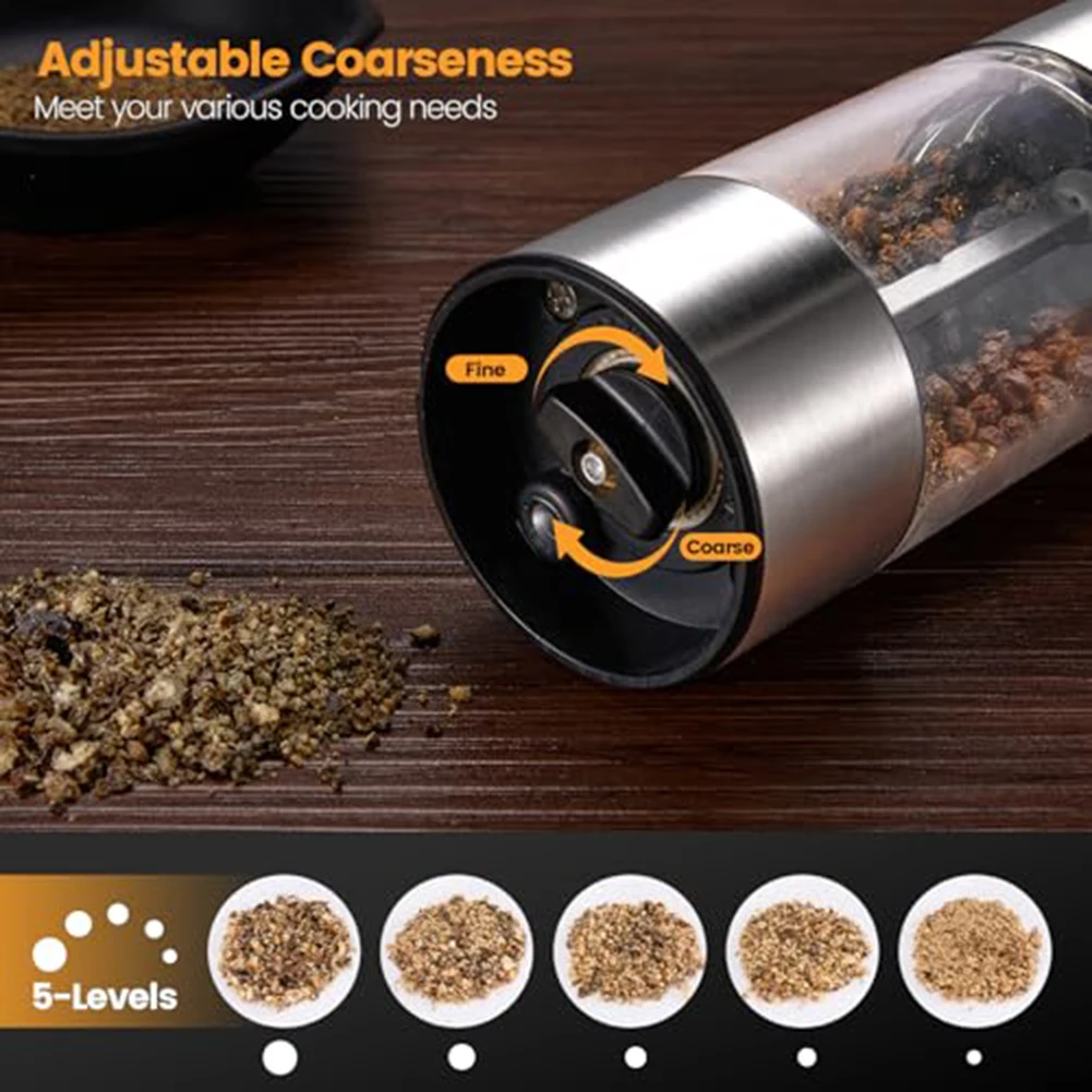 Dual Functionality Electric Spice Grinders Offering Effortless Operation and Adjustable Grinding Precision at Home