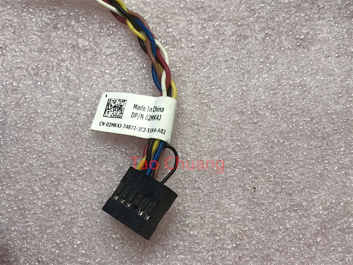 02MK4J is suitable for Dell Inspiron Vostro 630S 660S 3647 3646 chassis LED power switch button cable 2MK4J