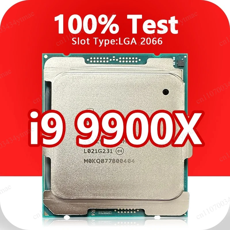 i9-9900X  CPU 14nm 10 Cores 20 Threads 3.5GHz 19.25MB 165W processor LGA2066 For Desktop X299 motherboard