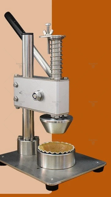 Manual Egg Tart Maker Baking Press Shape Machine Stainless Steel Baking Mould Tartlet Forming Machine