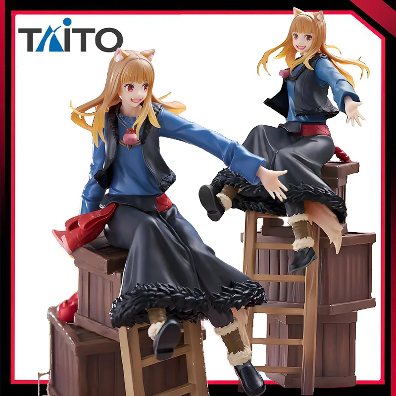

В наличии оригинальная фигурка TAITO Merchant встречает мудрый волк DRESSTA Holo, аниме-модель, коллекционные игрушки, подарок на день рождения, 24 см