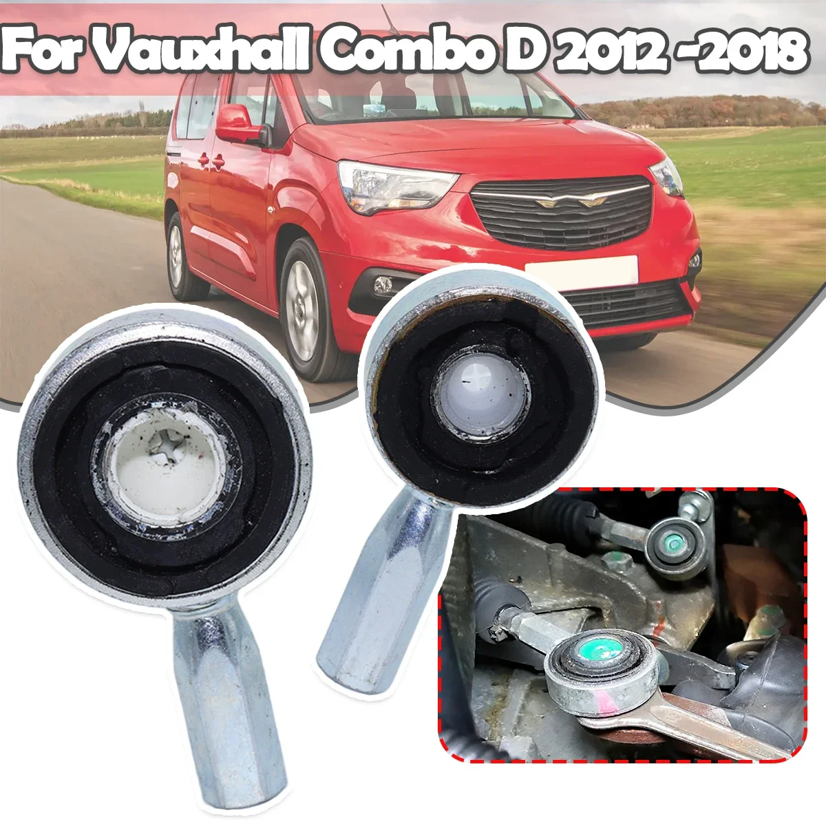 

Manual Gearbox Shift Cable Linkage Bushing For Vauxhall Combo D 2012 2015-2018Repair Kit Shifter Lever Selector Connect Both End