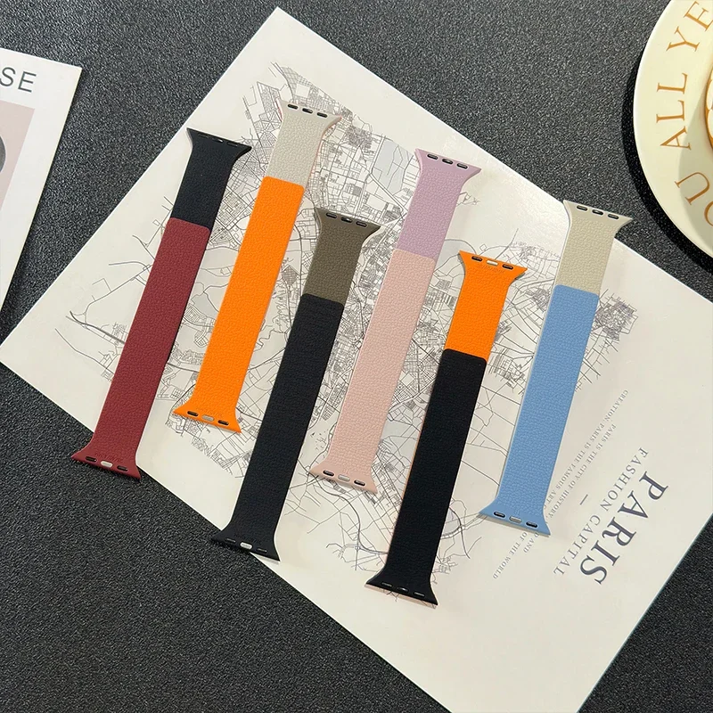 Magnetic Strap for Apple Watch Band 45mm 44mm 40mm 46mm 41mm 42 mm 38 Silicone Bracelet iWatch Series 10 9 8 7 6 Se Ultra 2 49mm image 4