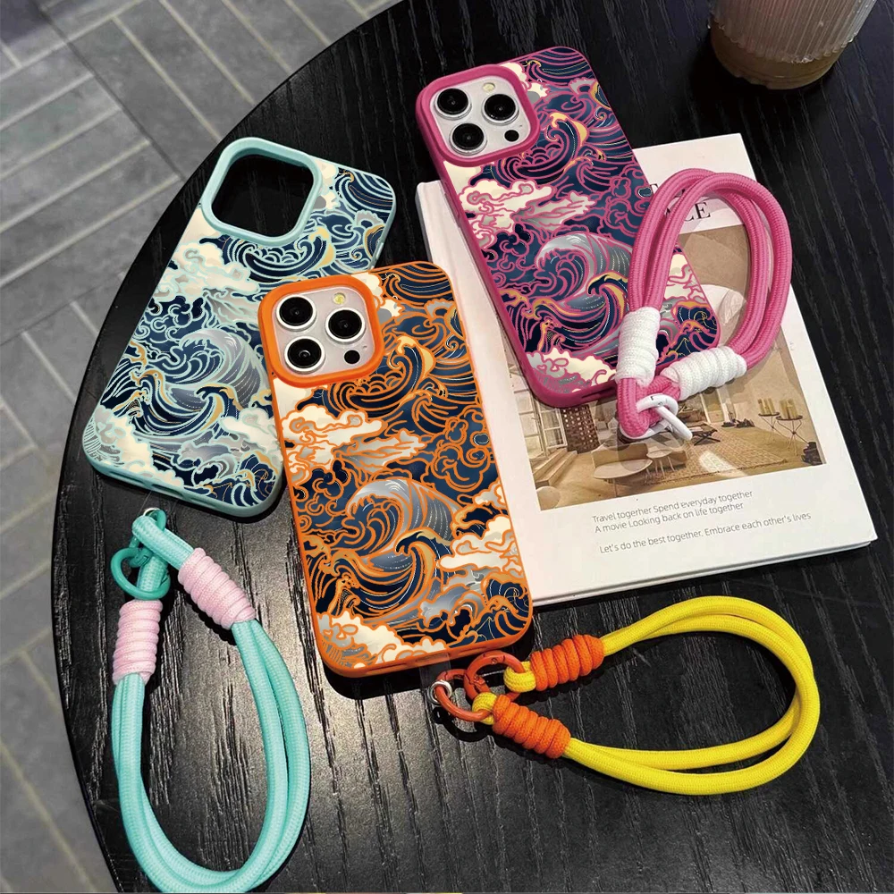 Ukiyo E Waves Strap Rope Handy – Phone Cases With Straps Bewertung und Preis