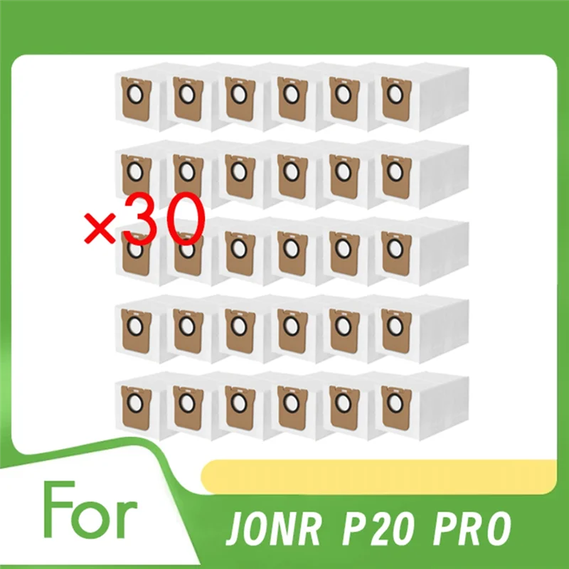 

TKOH-30 шт. Мешки для пыли для JONR P20 PRO Аксессуары для подметальных машин Мешки для пыли Встроенные долговечные и работает хорошо расходные материалы Мешок для пыли Нетканый мешок