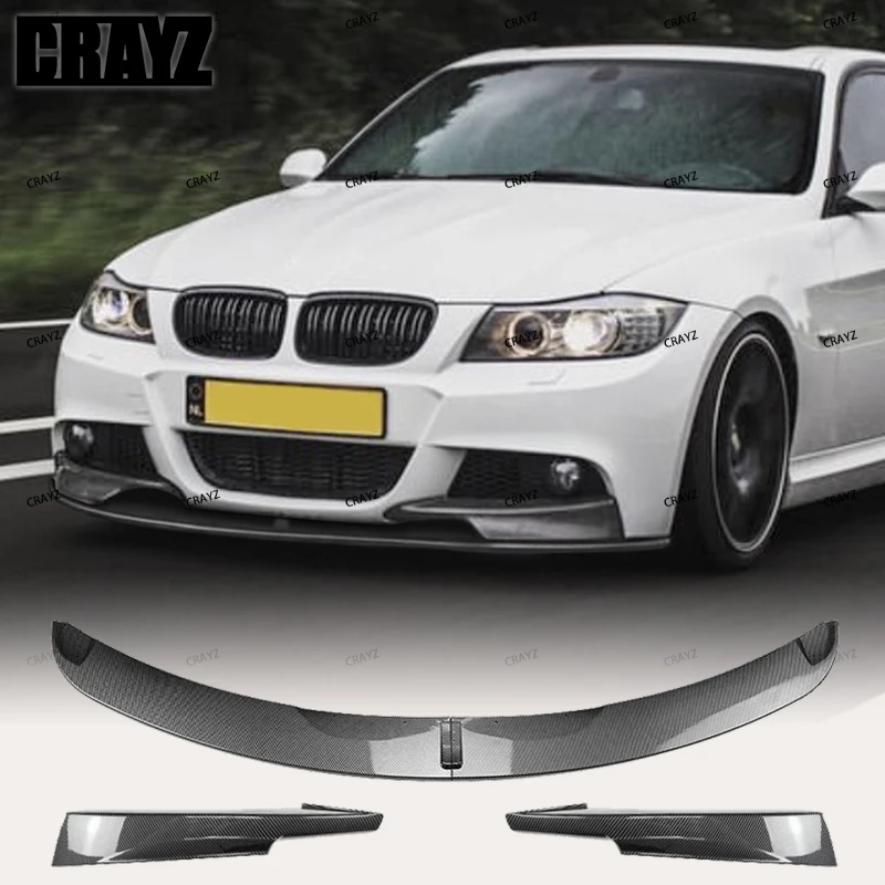 

For 2009-2012 BMW 3 Series E90 E91 Car Front Bumper Lip Chin Spoiler Splitter Diffuser Bodykit M Sport Tuning Accessories