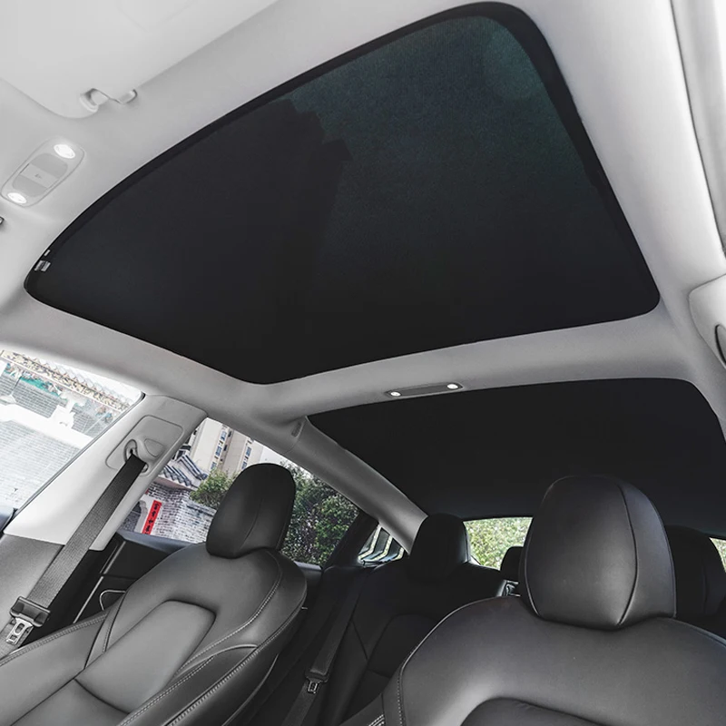 Sunshade For Tesla Model 3+ Highland 2024 Glass Sun Roof Shade Skylight Blind Shading Model3 2023 Front Rear Sunroof Accessories